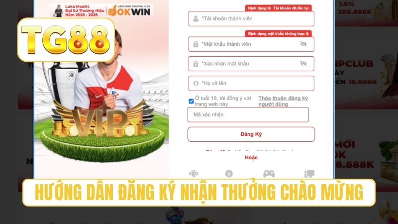 TG88 ⭐ Trang Chủ Chính Thức T9/2026 | Link TG88 Xúc Ngay +188K 23 Hướng dẫn đăng ký nhận thưởng chào mừng